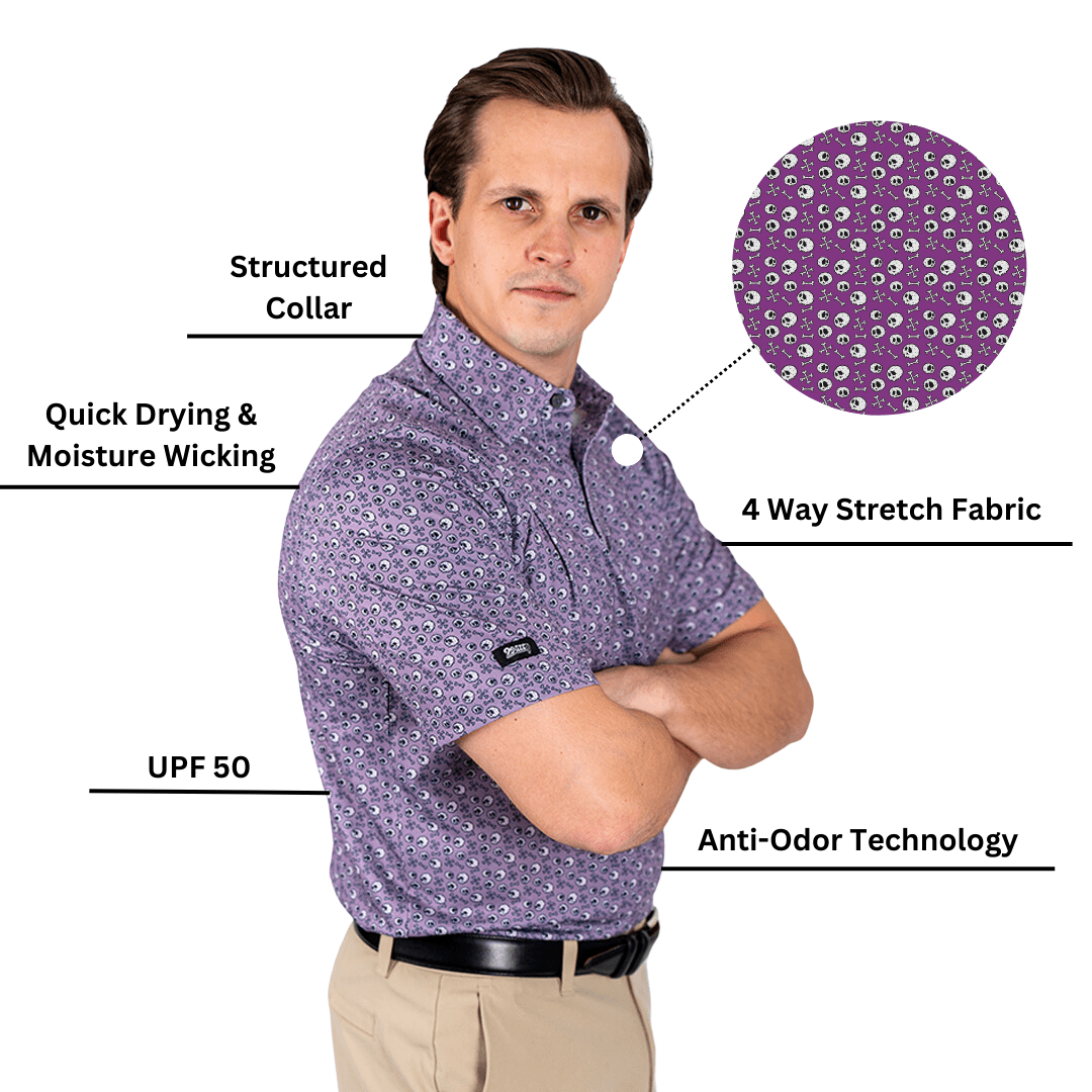 Skull and Bones Men's Polo - 2putt