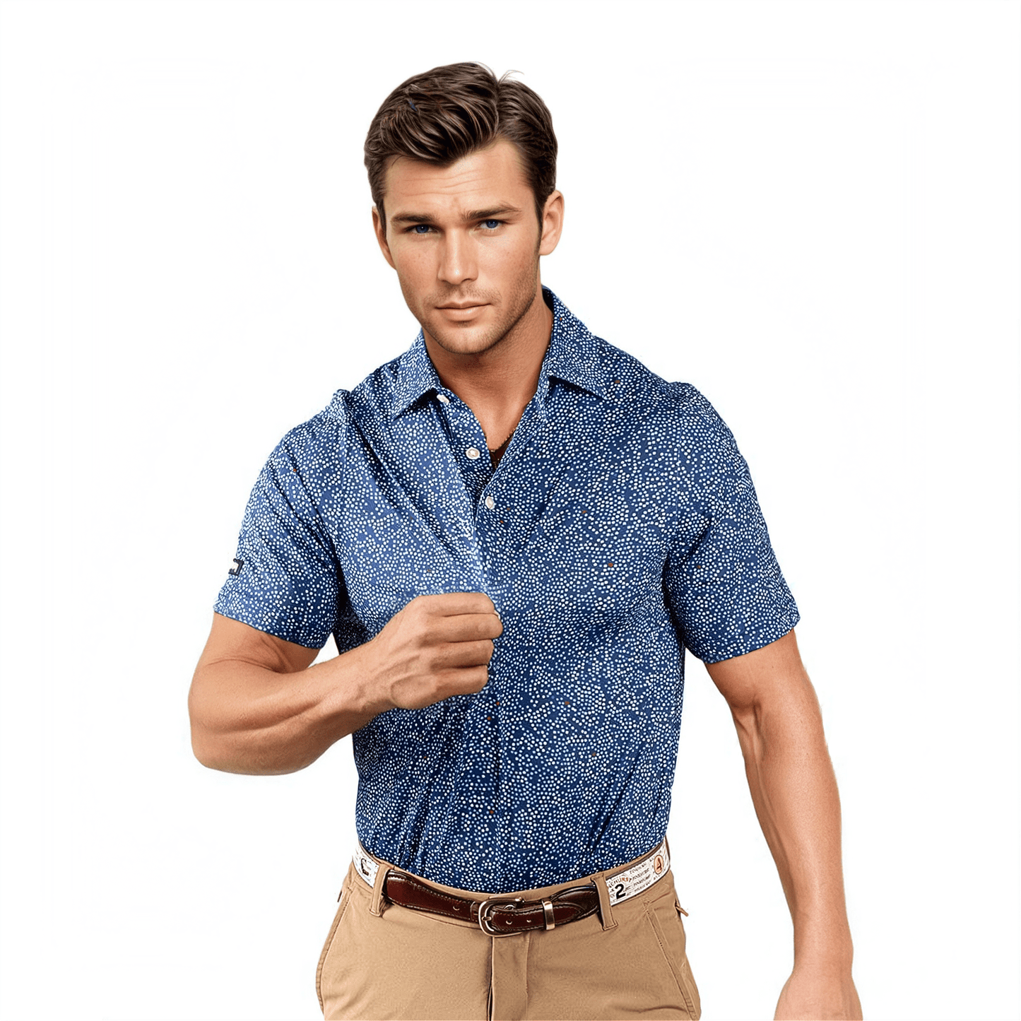 Starry Night Men's Polo - 2putt