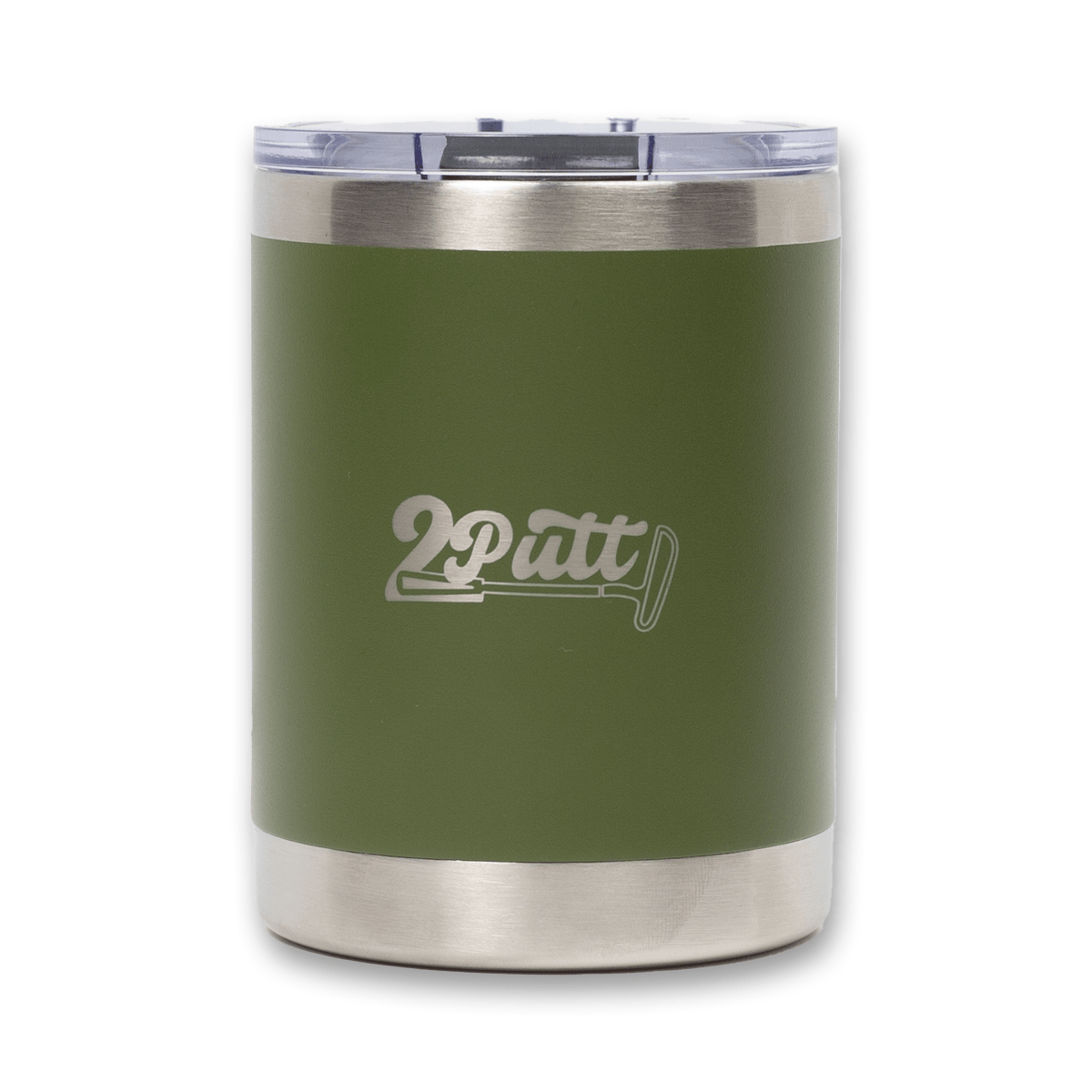 10 oz Dark Green Tumbler - 2putt