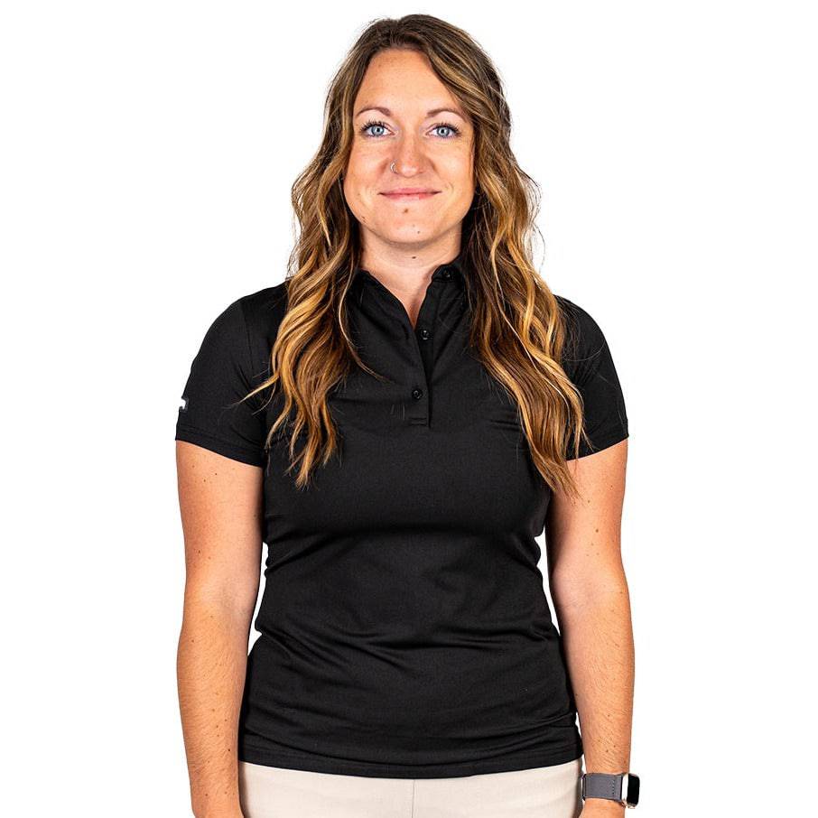Blacked Out Women's Polo - 2putt