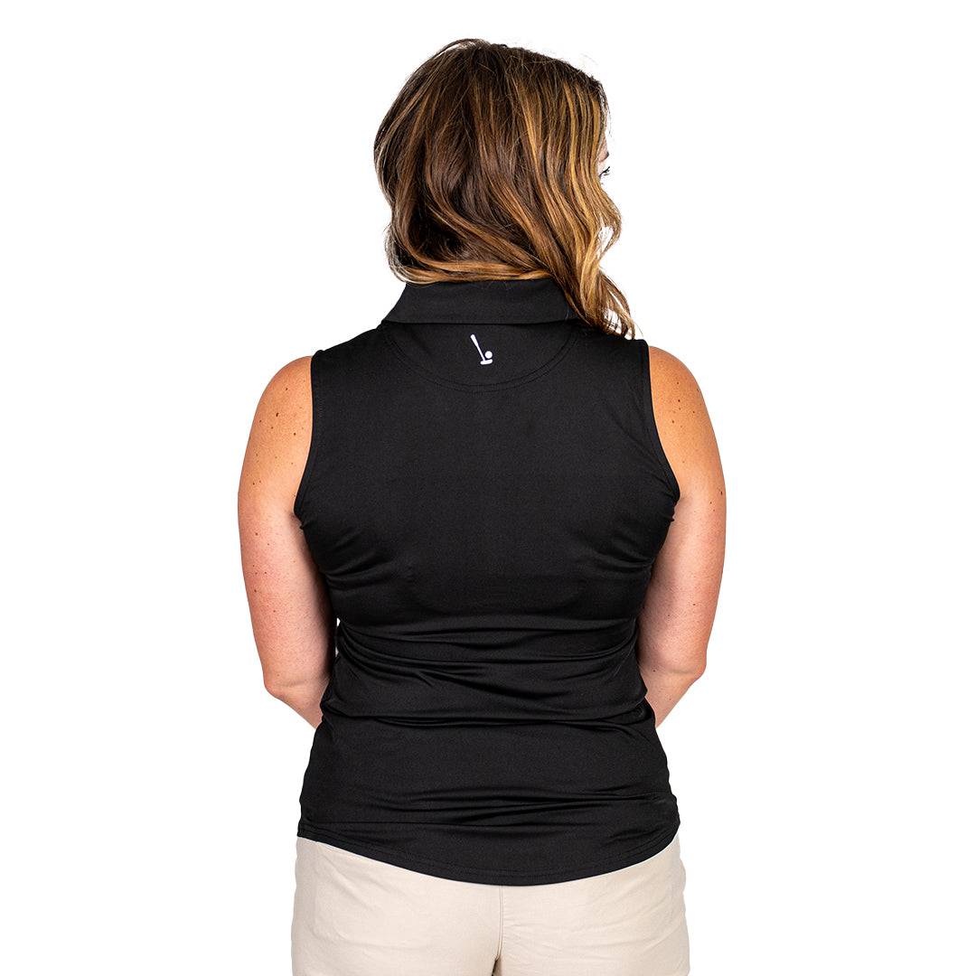 Blacked Out Women's (Sleeveless) Polos - 2putt