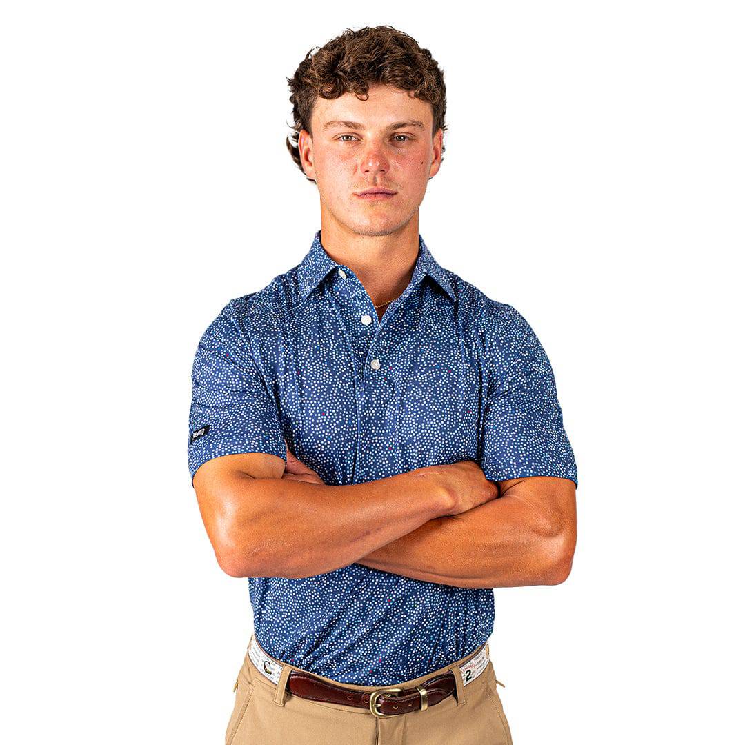 Starry Night Men's Polo - 2putt