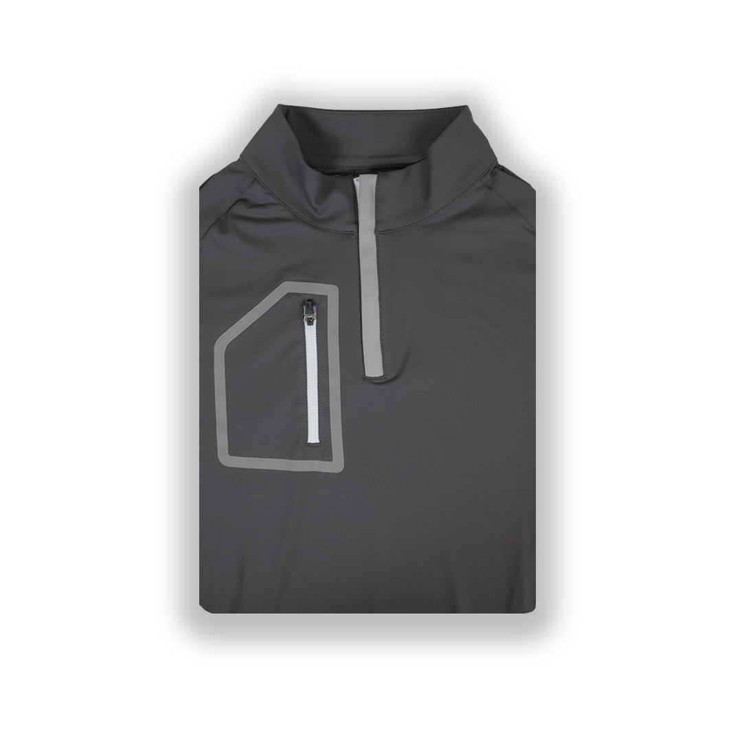 Dark Gray Men's Q-Zip