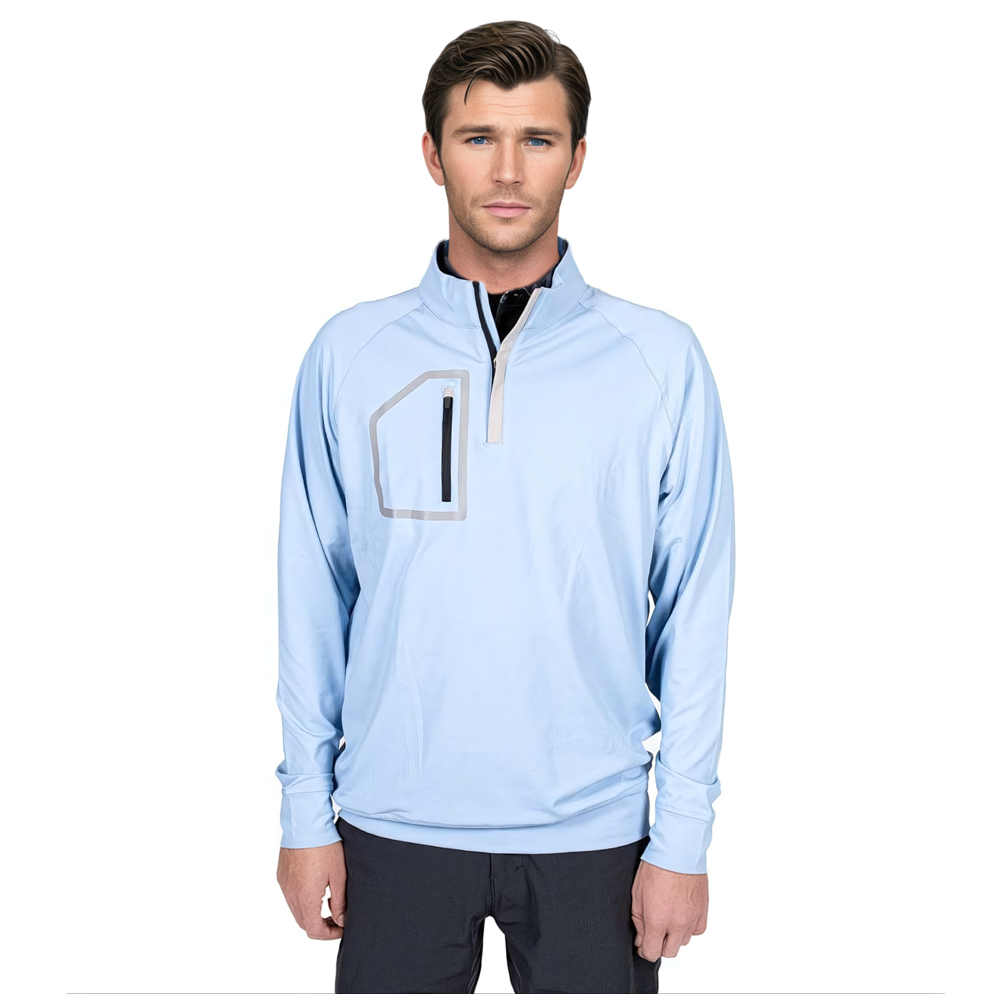 Birdie Blue Men's Q-Zip - 2putt