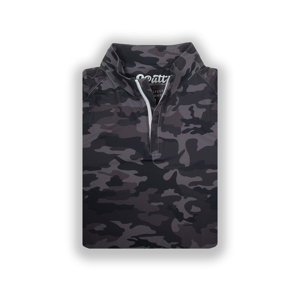 
                      
                        Black Camo Men's Q-Zip
                      
                    