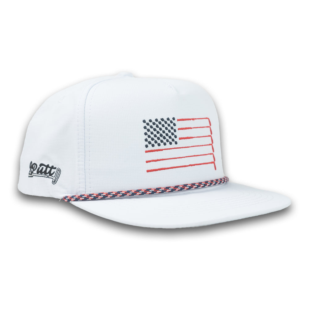 
                      
                        American Flag Rope Hat
                      
                    