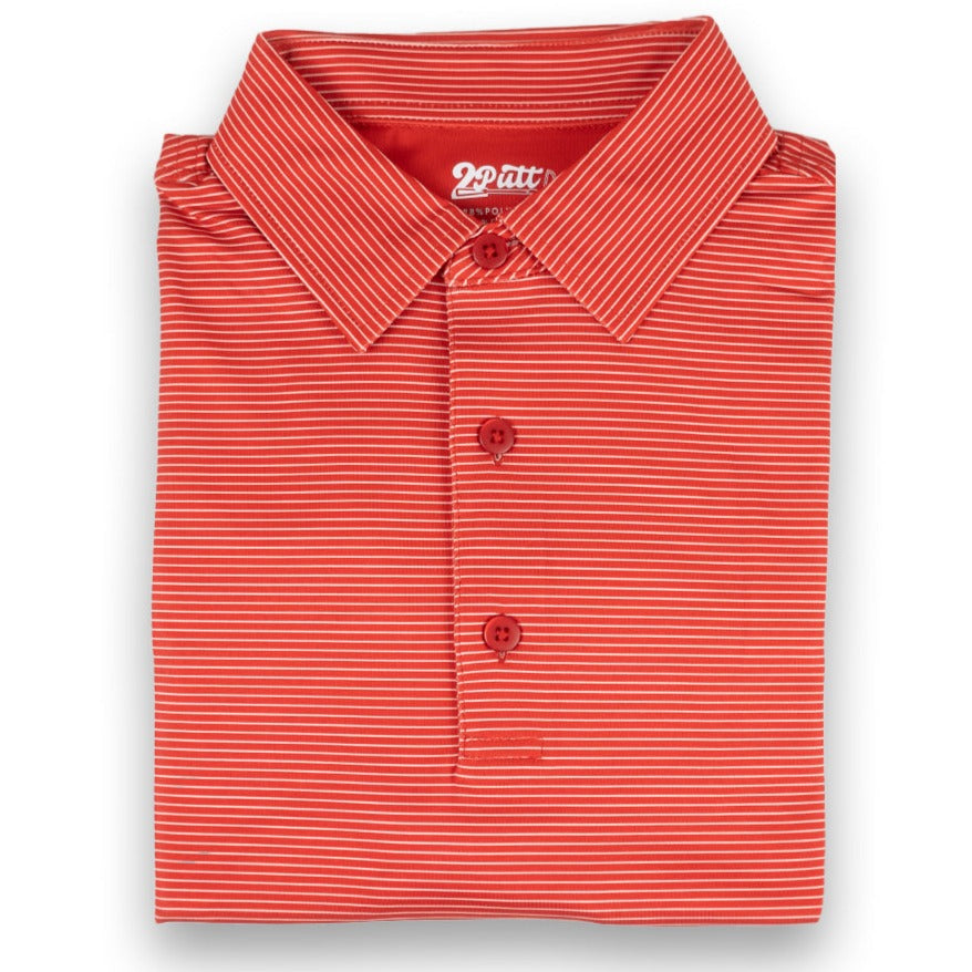 Red Stripe Men's Polo