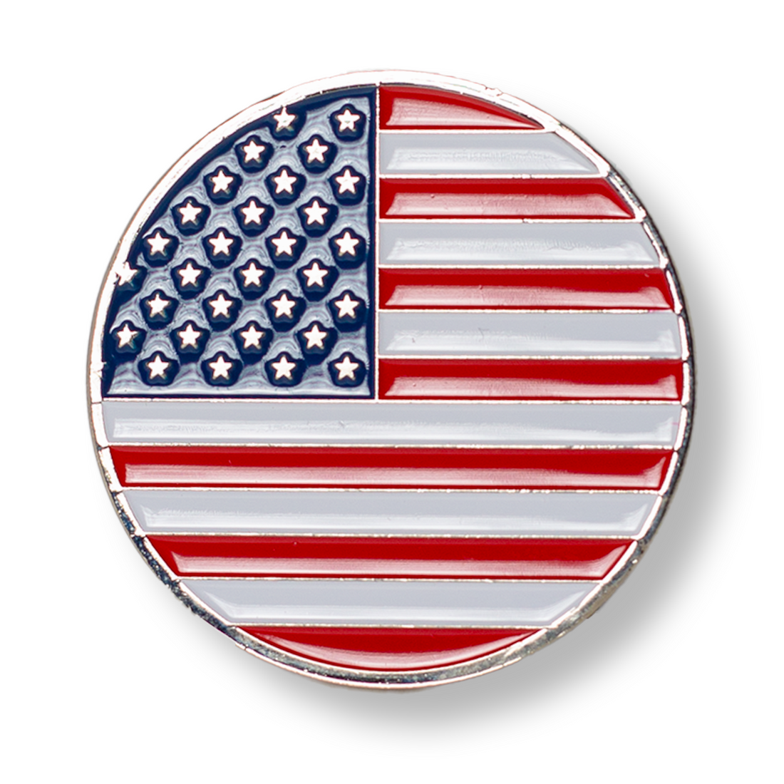 American Flag Ball Marker - 2putt