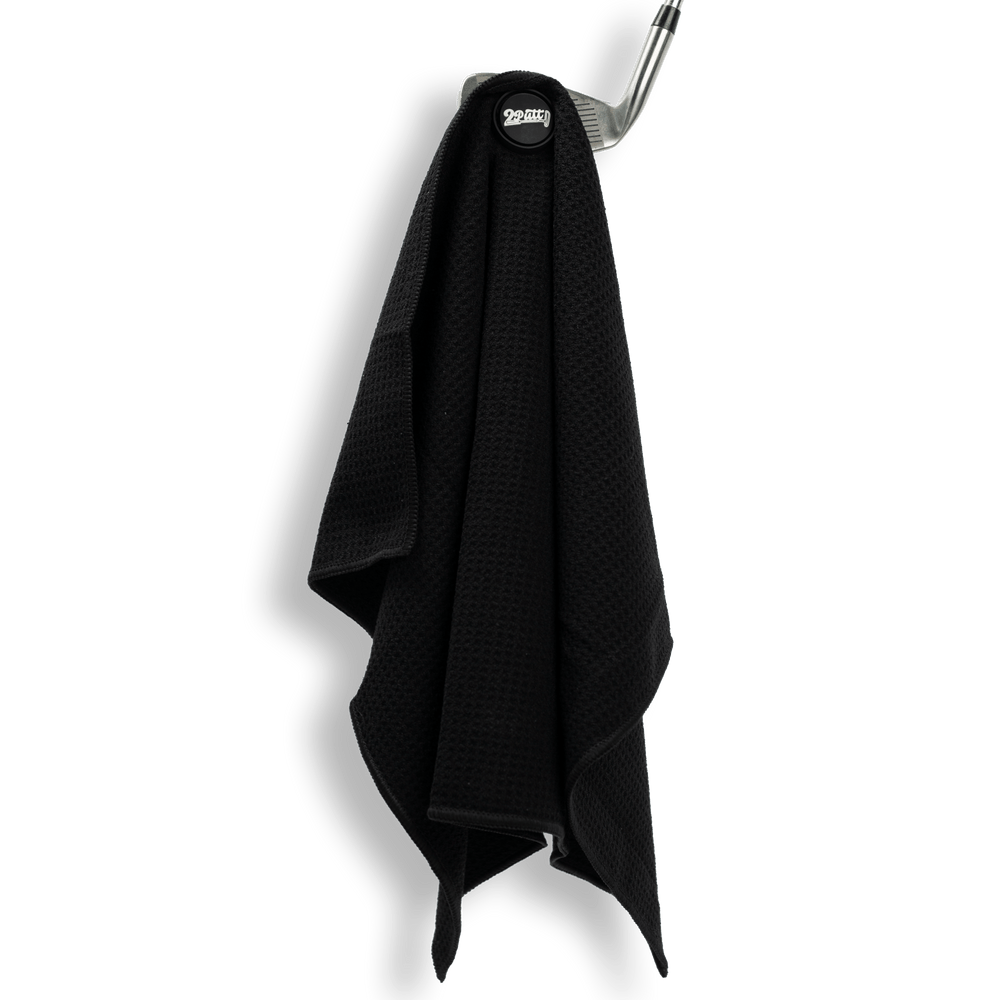 Black Magnet Golf Towel - 2putt