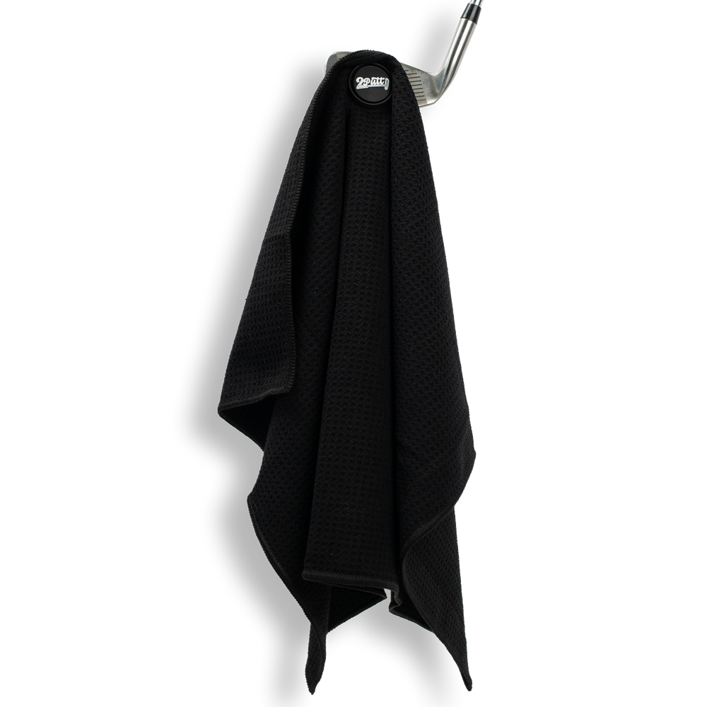 Black Magnet Golf Towel