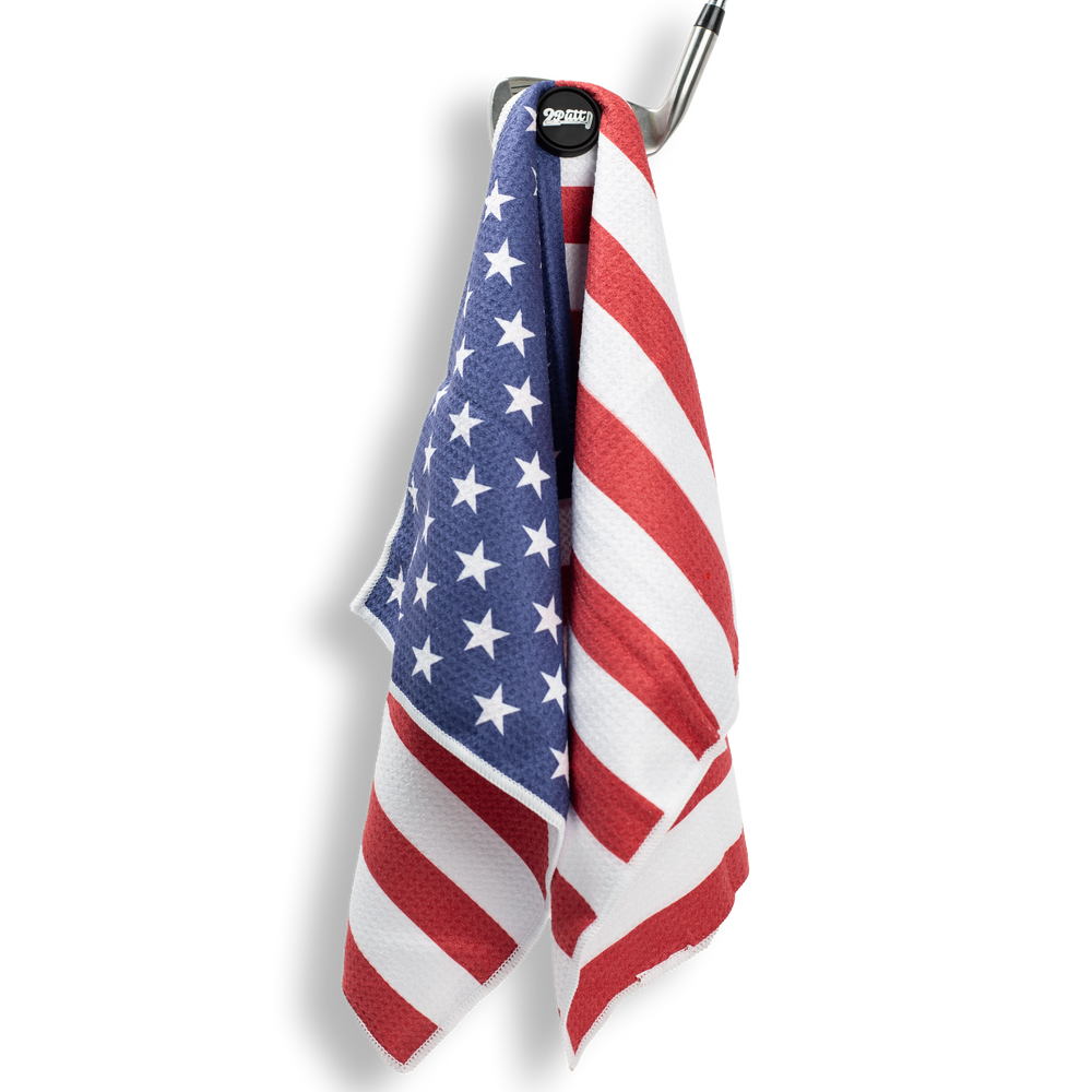 American Flag Magnet Golf Towel