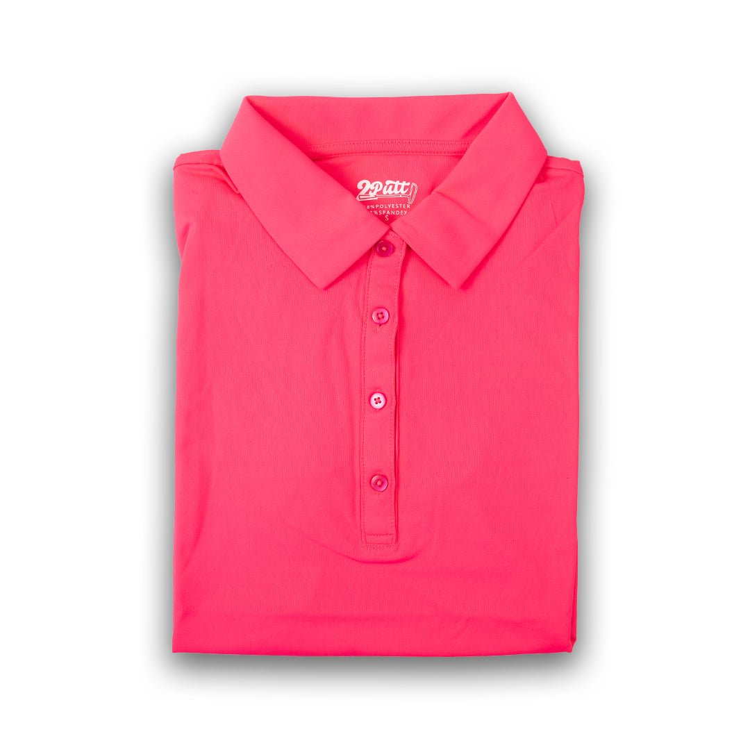Hot Pink Women's Polo (Sleeveless) 2XL Hot Pink Women's Polo (Sleeveless) 2XL
