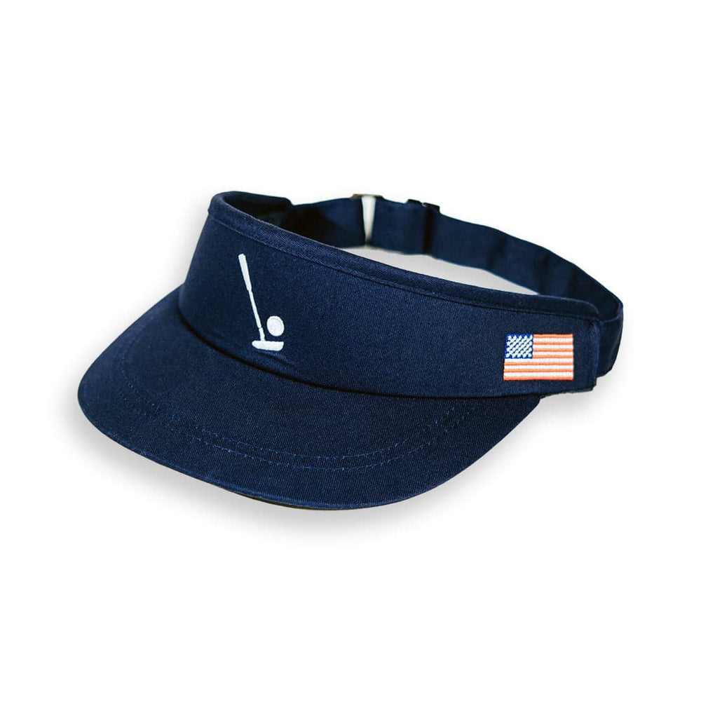 Sink It Navy Visor - 2putt