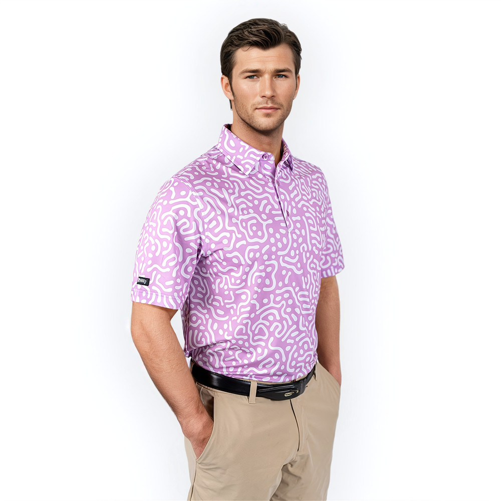 
                      
                        Wrong Fairway Men's Polo (Lavender) - 2putt
                      
                    