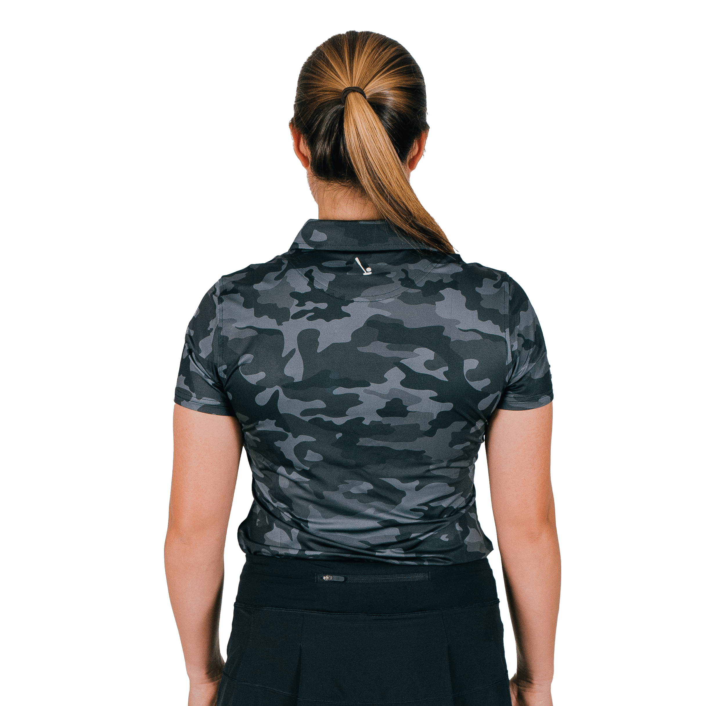 Blacked Out Camo Women's Polo - 2putt