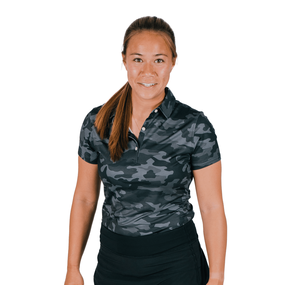 Blacked Out Camo Women's Polo - 2putt