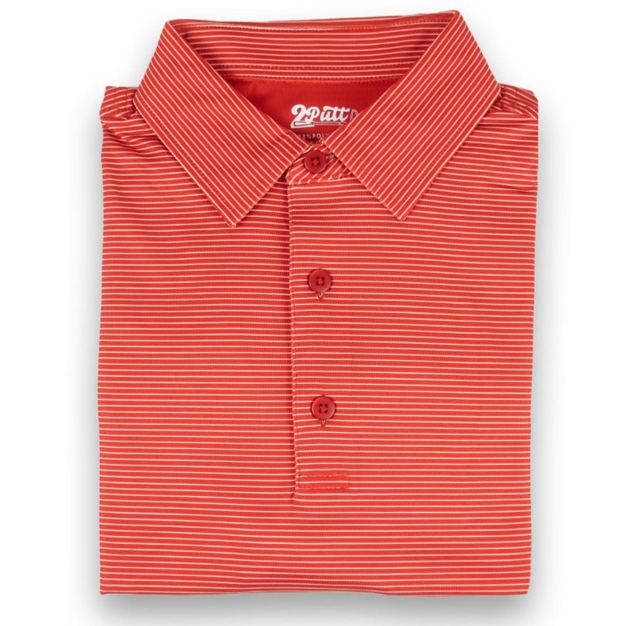 Red Stripe Men's Polo - 2putt