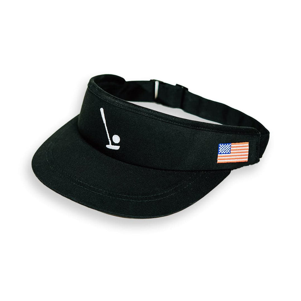 Sink It Black Visor - 2putt