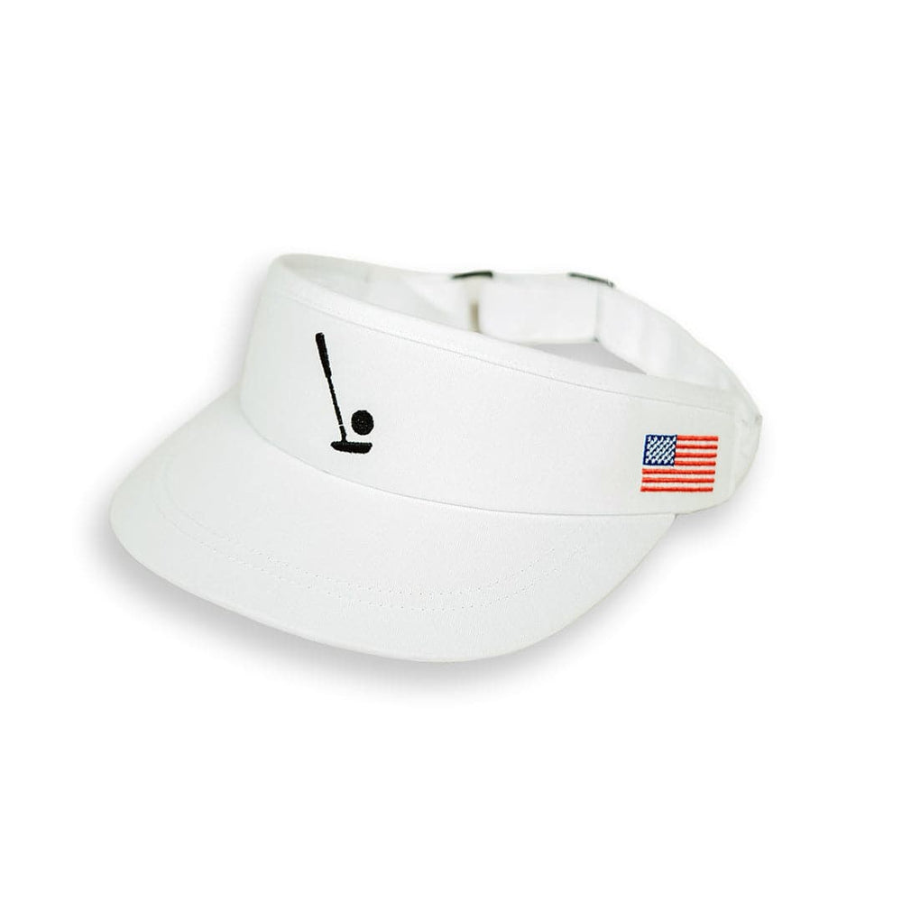 Sink It White Visor - 2putt